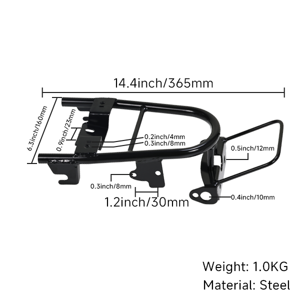 BS3628 - MUNK BAJA REAR TAIL LIGHT BRACKET FOR CHINESE BIKE