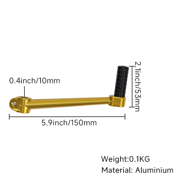 BS3729 - CNC GOLD COLOUR GEAR LEVER