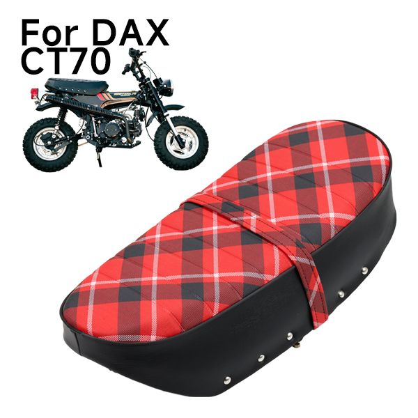 BS3780 - Red And Black Check DAX Seat For 2.4Ltr Frames