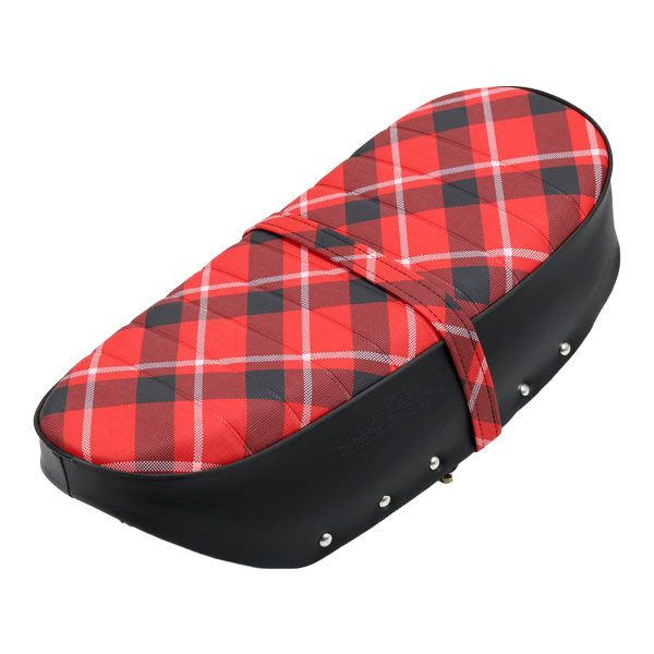 BS3780 - Red And Black Check DAX Seat For 2.4Ltr Frames