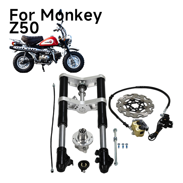 BS3848 - BLACK MUNK USD FORK WITH FLOATING BRAKE DISC