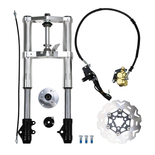 BS3849 - SILVER MUNK USD FORK WITH FLOATING BRAKE DISC