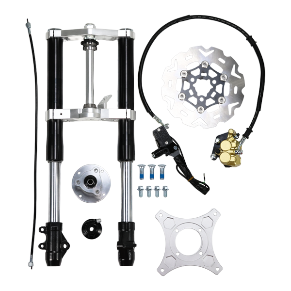 BS3851 - BLACK DX USD FORK WITH FLOATING BRAKE DISC