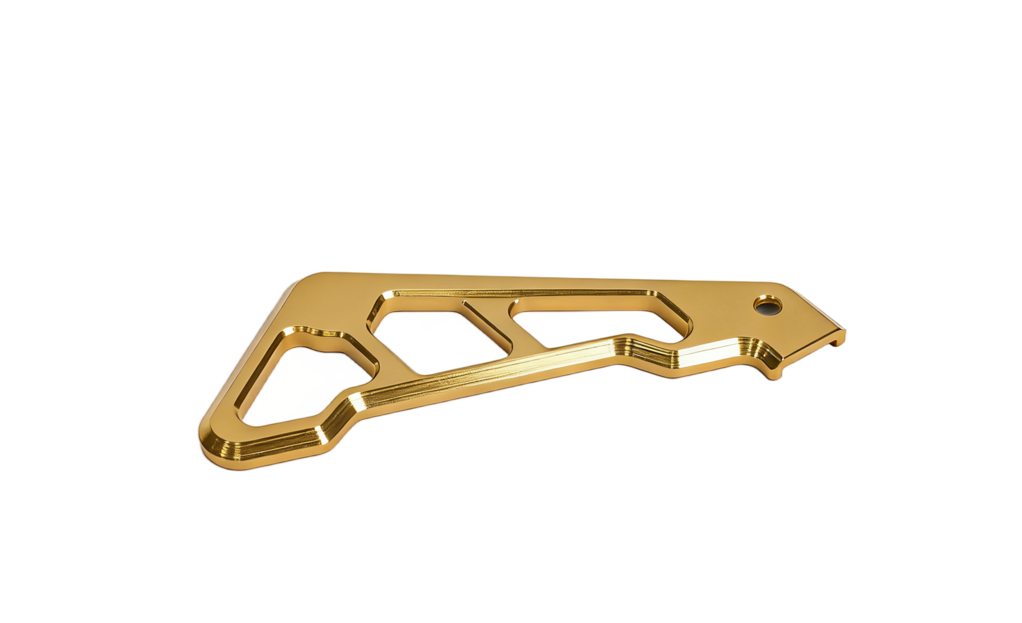 BS3859 - Front Brake Line Bracket Gold