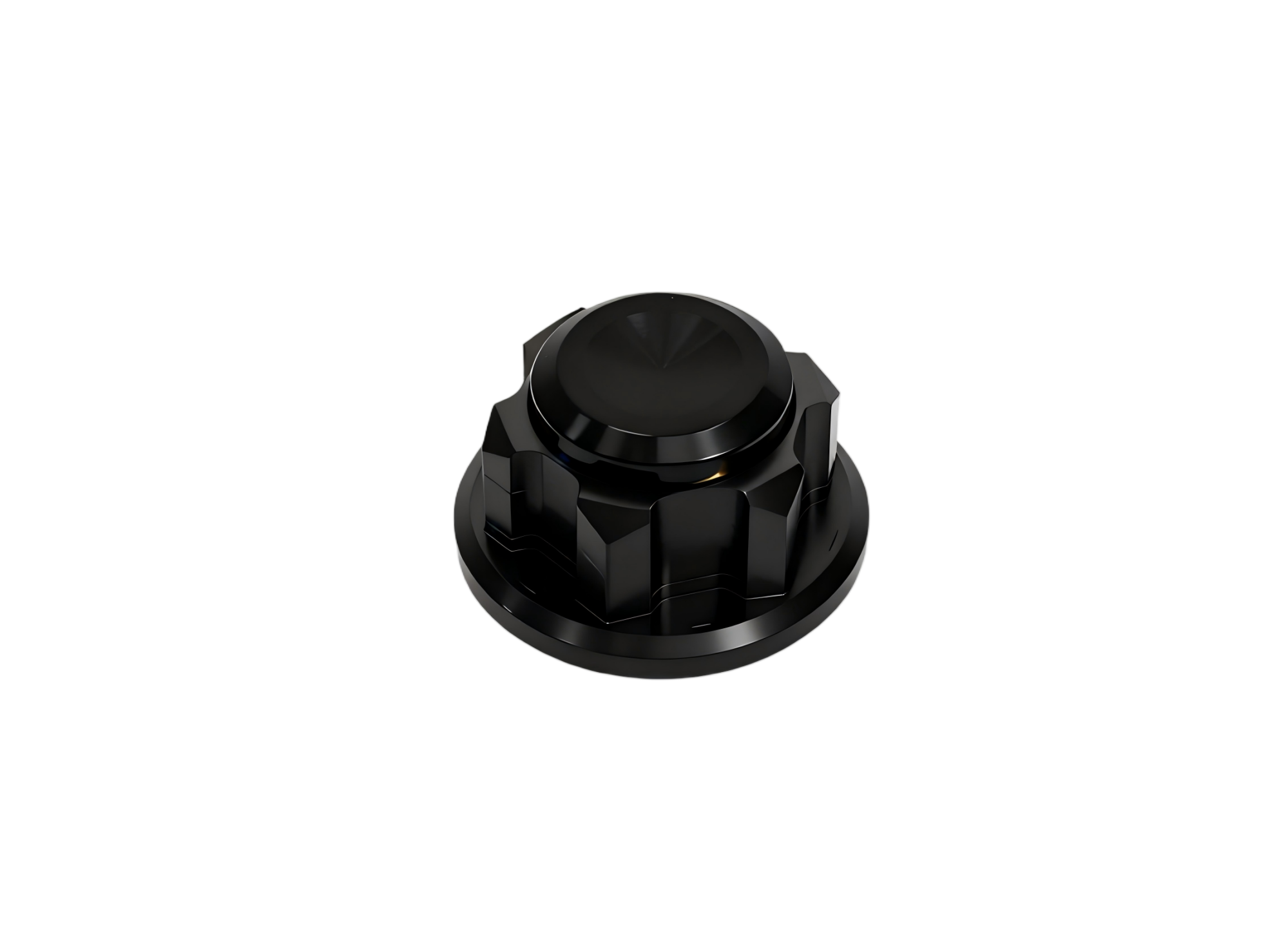 BS3861 - STEERING STEM TOP NUT IN BLACK
