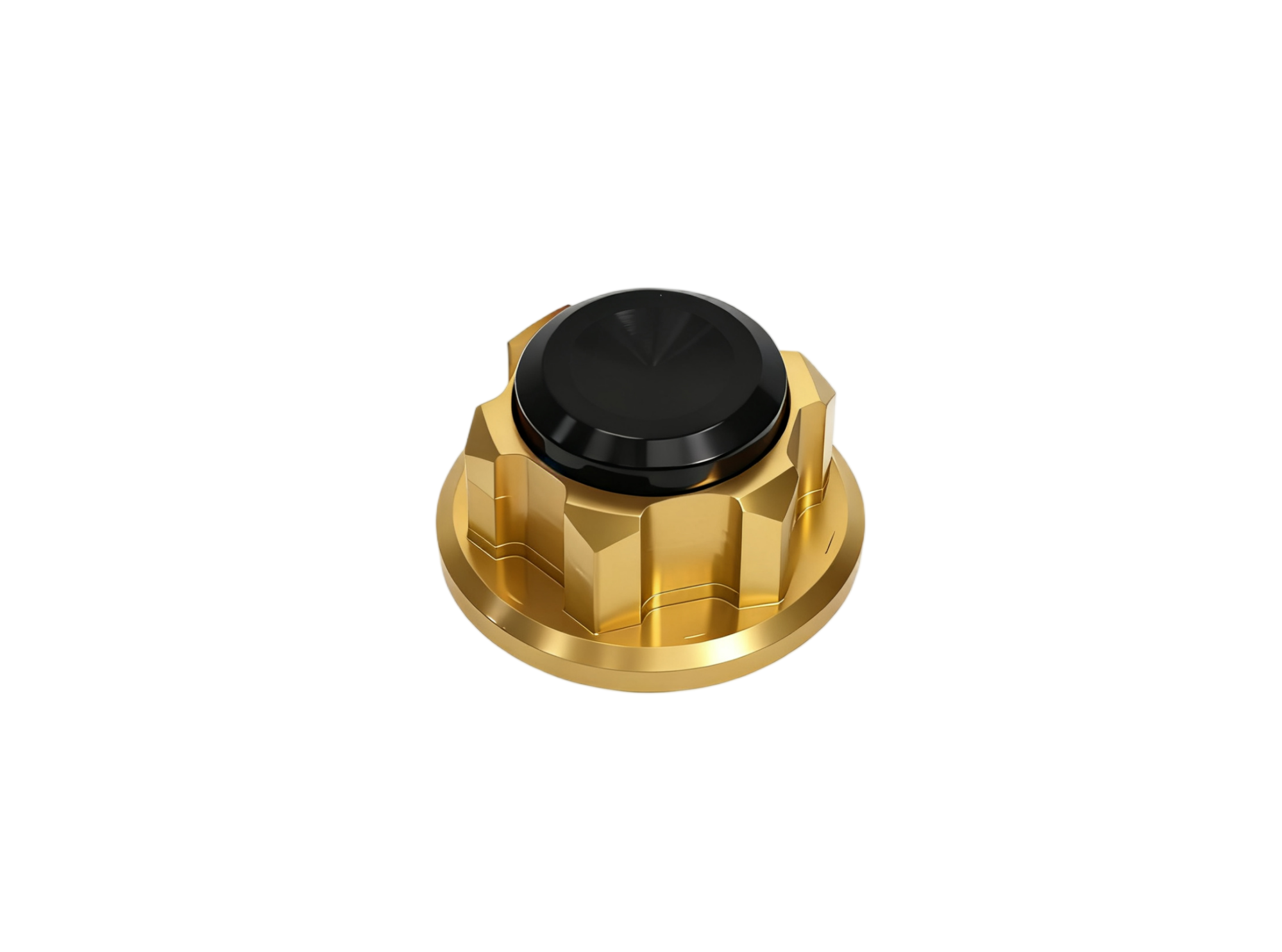 BS3863 - STEERING STEM TOP NUT IN GOLD