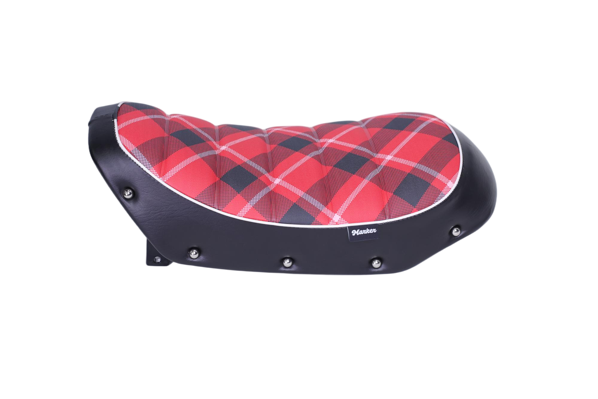BS3872 - Lower Seat For HONDA MONKEY 125 In Red Check And Manken Motor Bikes