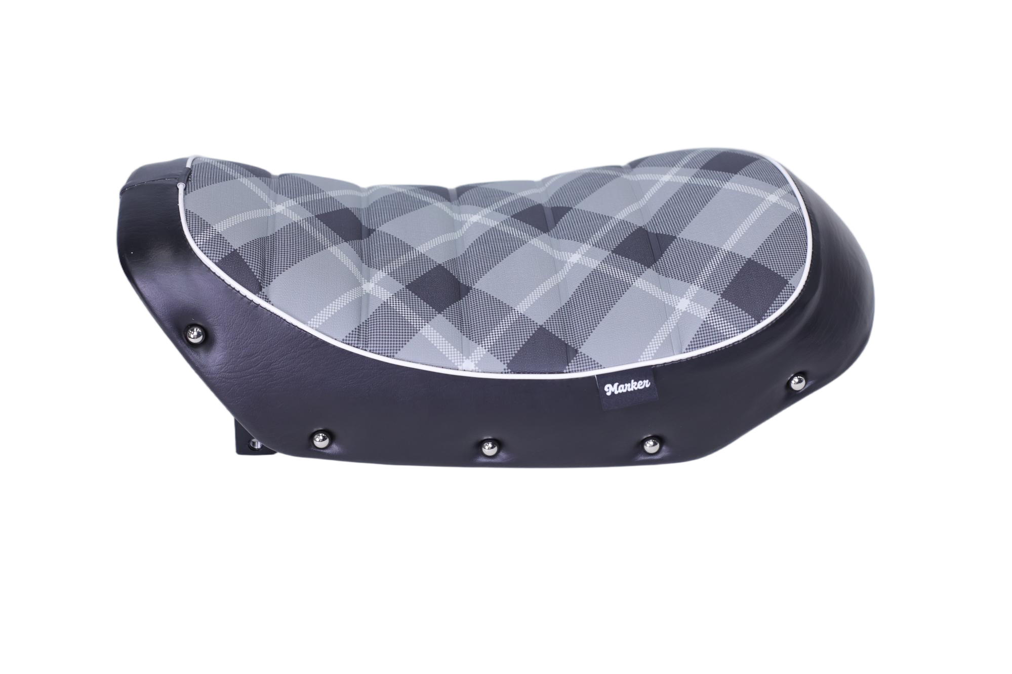 BS3873 - Grey Check Lower Seat For HONDA MONKEY 125 And Manken Motor Bikes