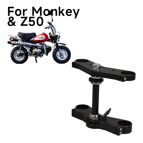 BS3945 - Black Aluminium Monkey Yoke Clamp For 45mm USD Forks