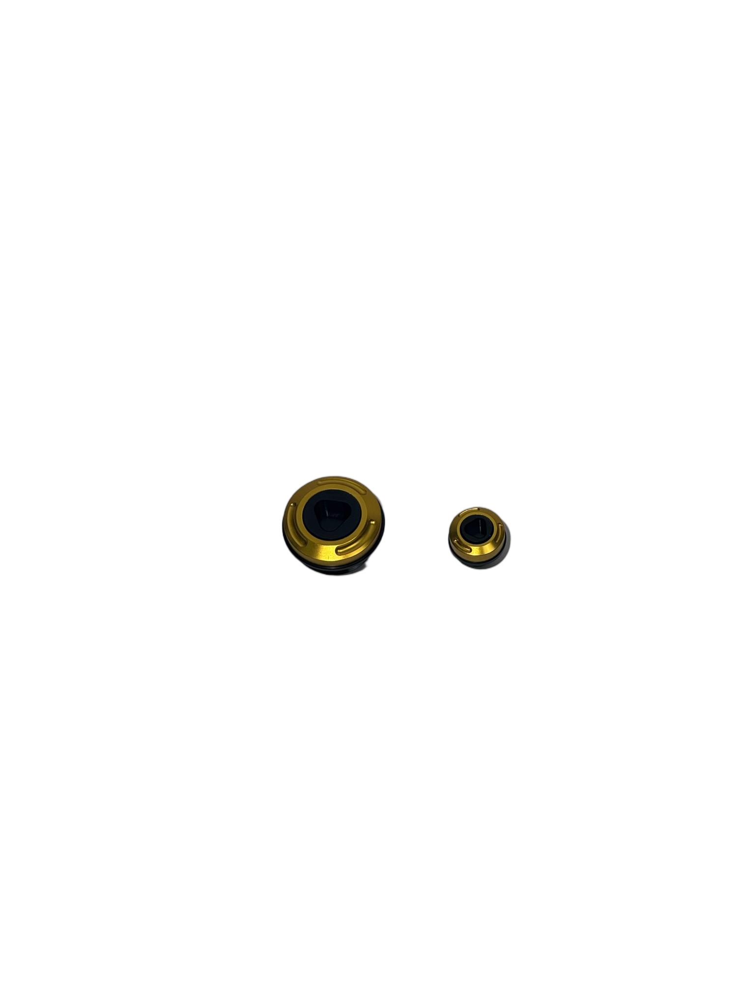 BS3963 - HONDA MONKEY Z125 AND DAX ST 125 AFTER MARKET LEFT SIDE ENGINE COVER SIGHT GLASS SCREW IN GOLD