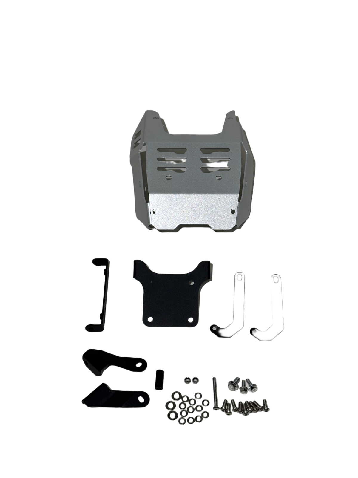 BS3974 - HONDA MONKEY Z125 AND DAX ST 125 AFTER MARKET ENGINE SKID PLATE IN SILVER