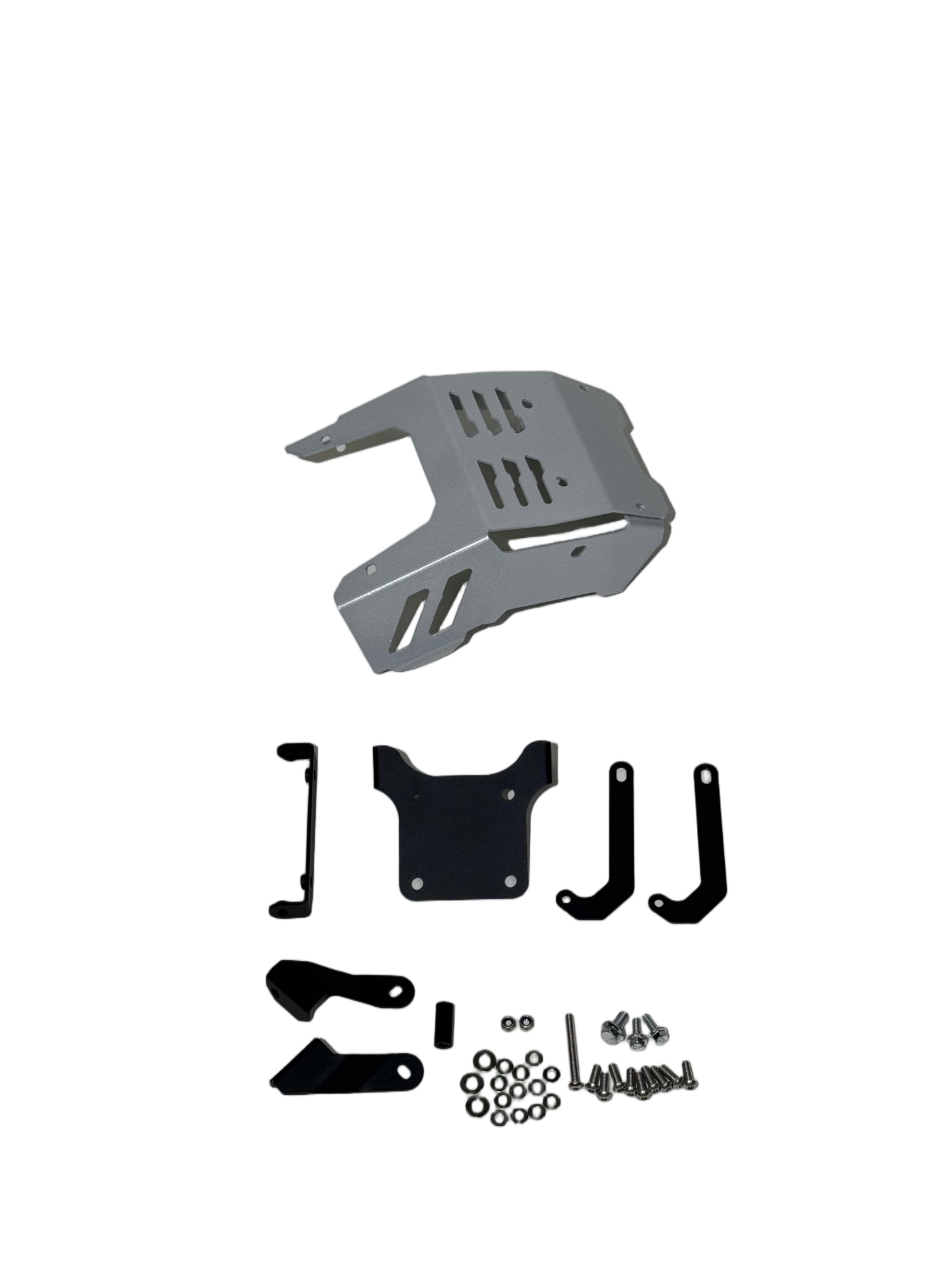 BS3974 - HONDA MONKEY Z125 AND DAX ST 125 AFTER MARKET ENGINE SKID PLATE IN SILVER