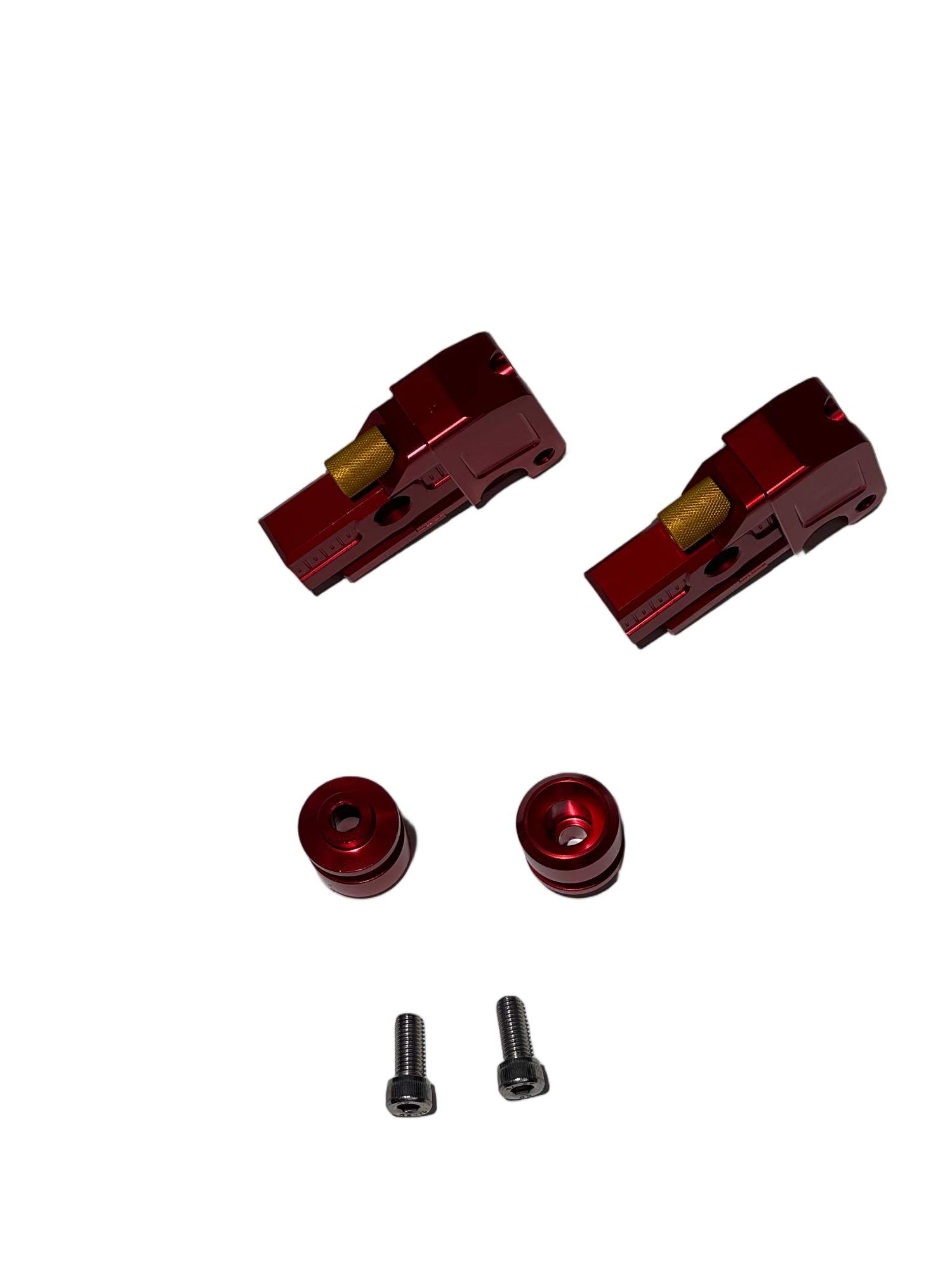 BS4016 - HONDA DAX ST 125 AFTER MARKET CNC SWING ARM ADJUSTER IN RED