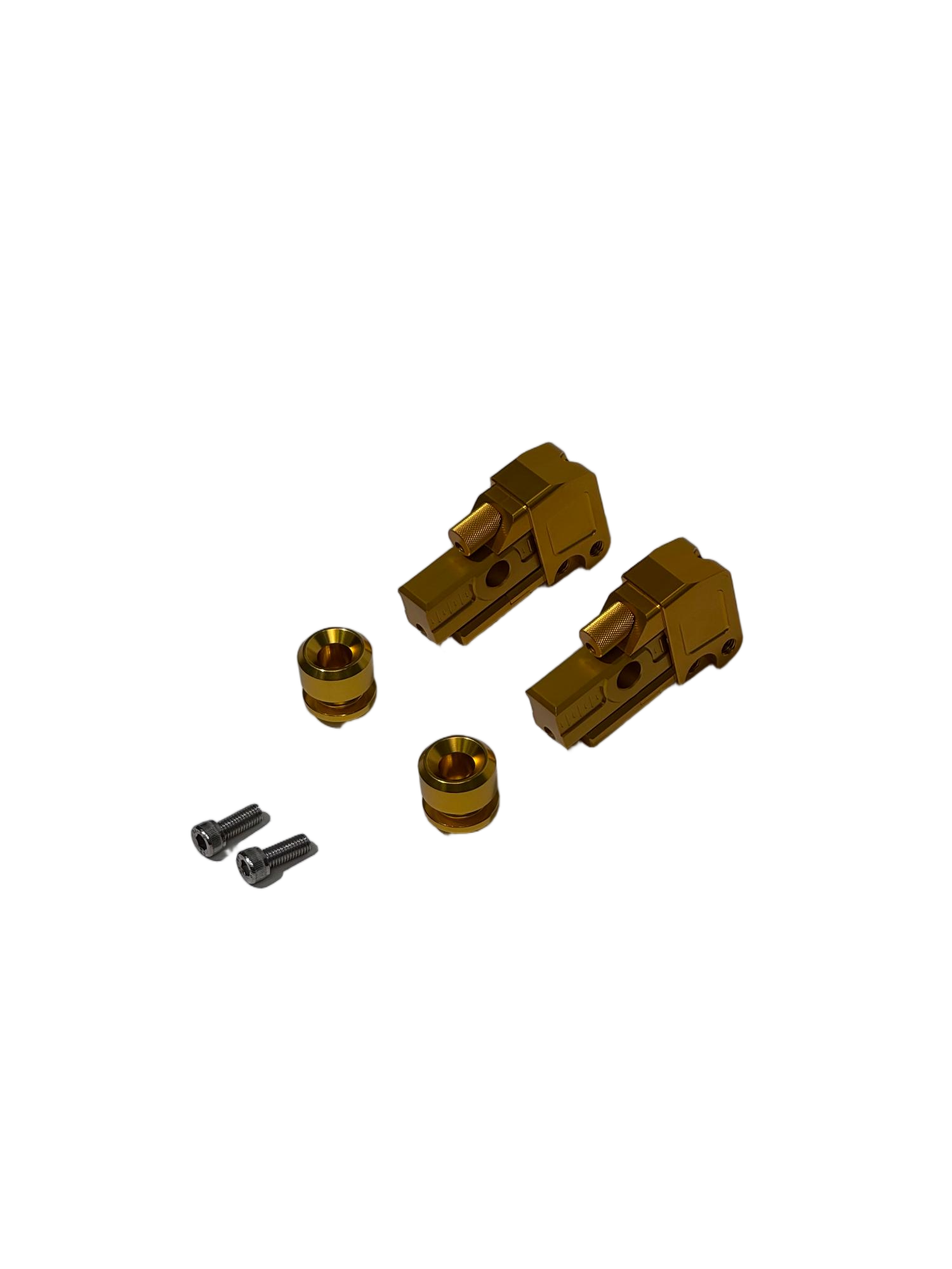 BS4018 - HONDA DAX ST 125 AFTER MARKET CNC SWING ARM ADJUSTER IN GOLD