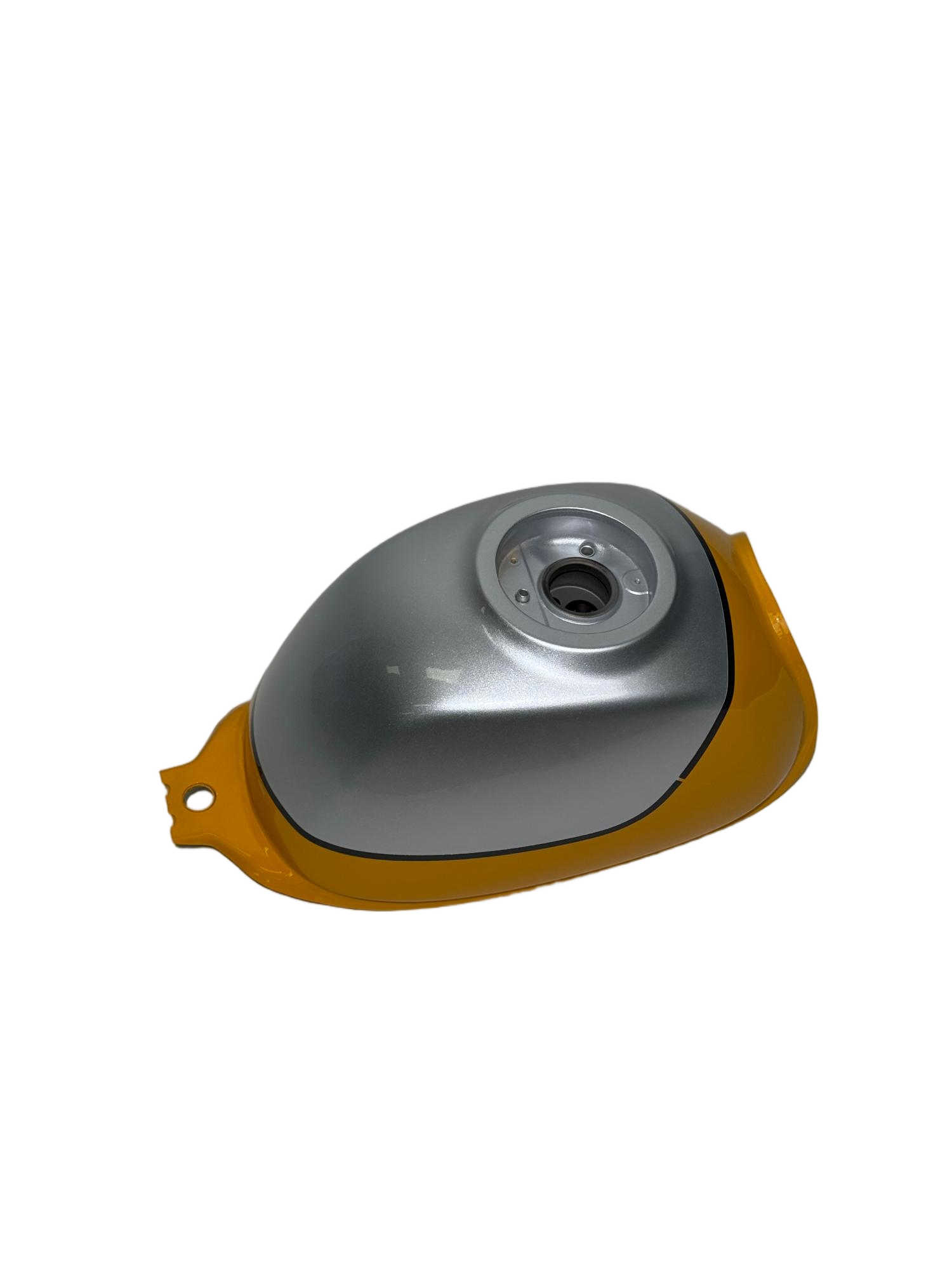 BS4058 - HONDA MONKEY Z125 AFTER MARKET YELLOW AND SILVER FUEL TANK WITHOUT CAP