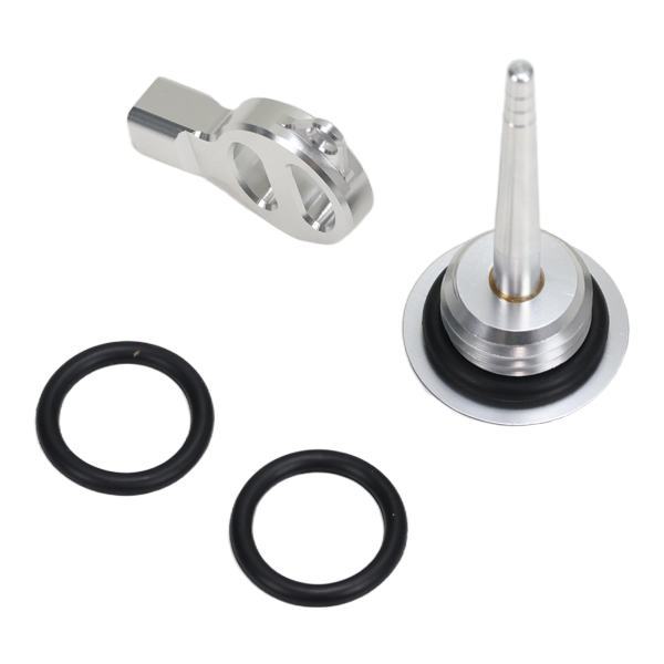 BS4119 - HIGH FINISH CNC OIL CAP IN SILVER FOR HD ENGINES