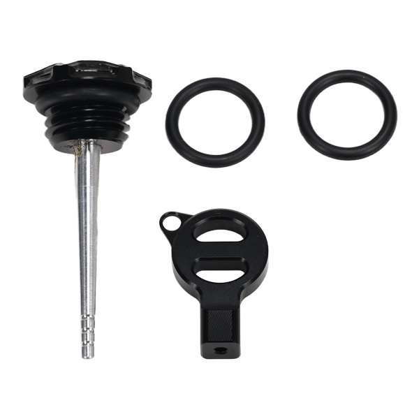 BS4120 - HIGH FINISH CNC OIL CAP IN BLACK FOR HD ENGINES
