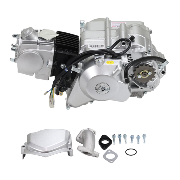BS4178 - 50CC FULLY AUTOMATIC ENGINE WITH ELECTRIC START IN SILVER