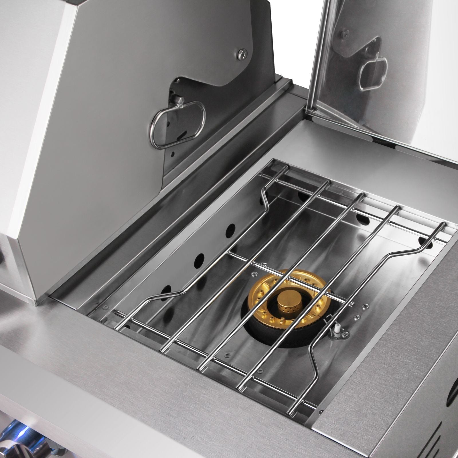 CT0271 - Stainless Steel BBQ Grill With Sink And Cooler