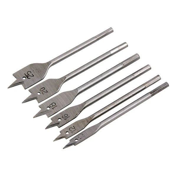 CT0288 - 6pc Flat Wood Drill Bits