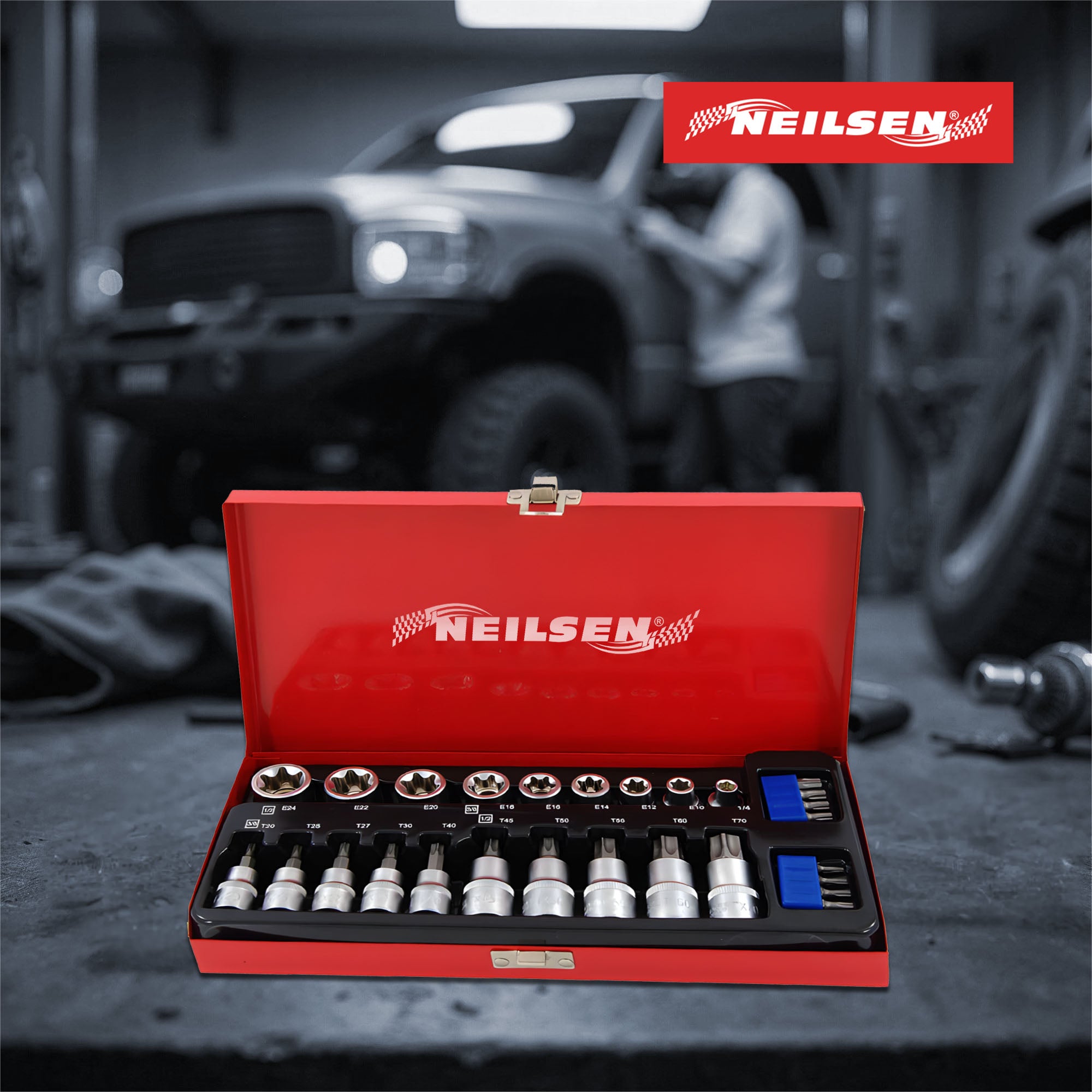 CT0693 - 27pc Star Socket & Bit Set