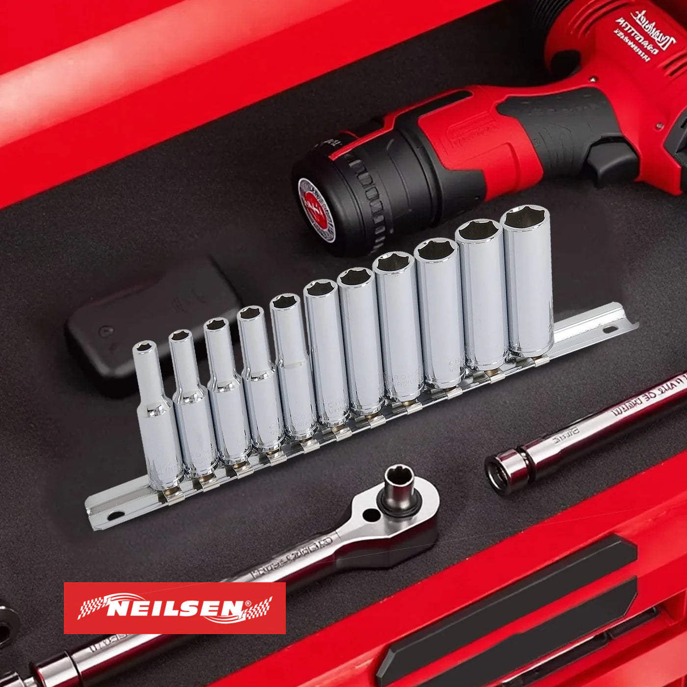 CT0753 - 1/4in Dr 11pc Deep Socket Set