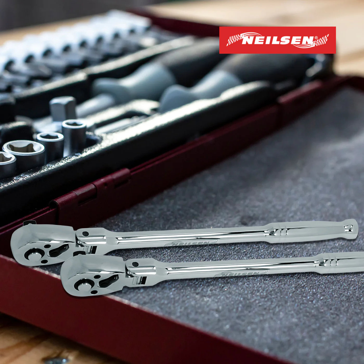 CT0811 - 3/8in DR Flexi-Head Ratchet