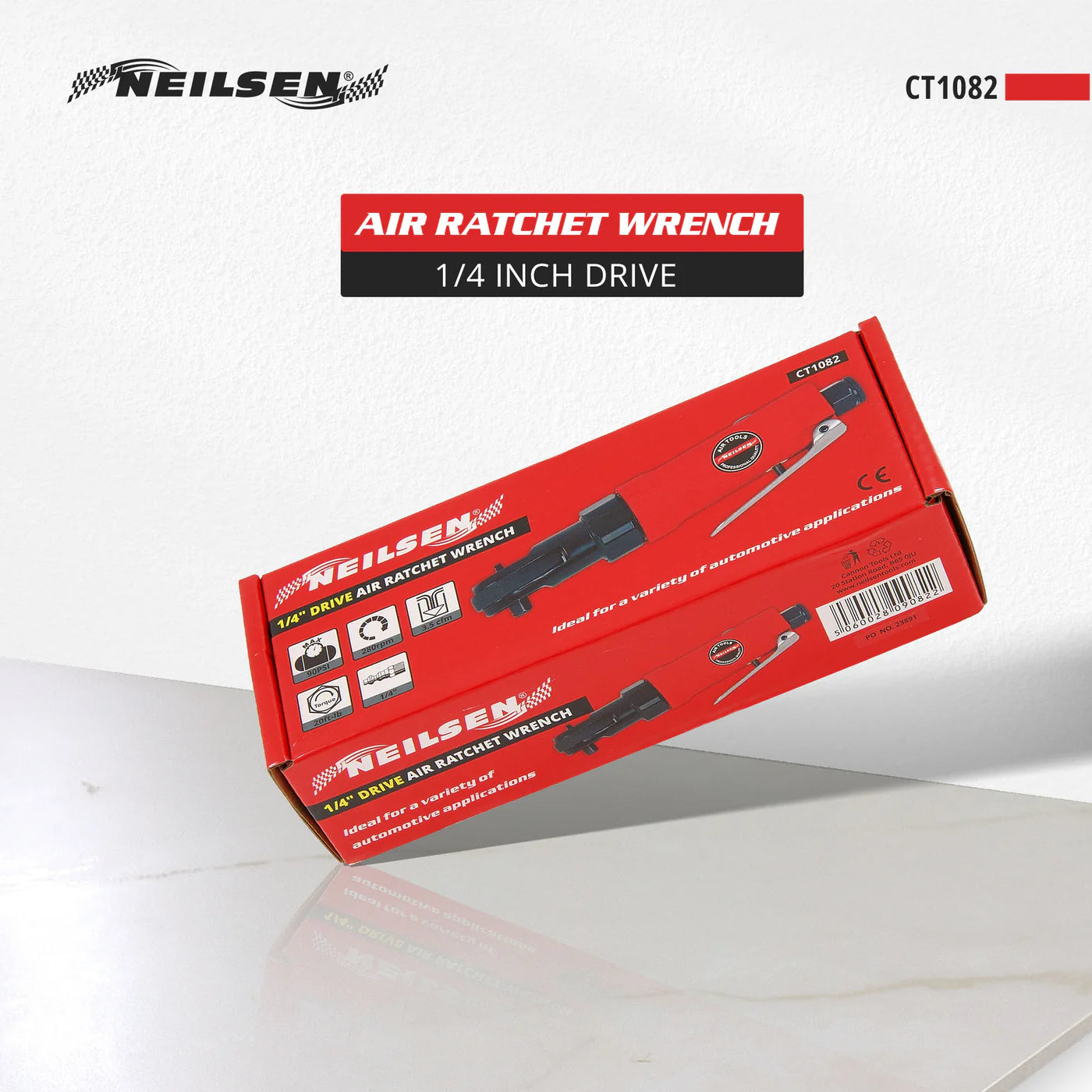 CT1082 - Air Ratchet 1/4 Inch Drive