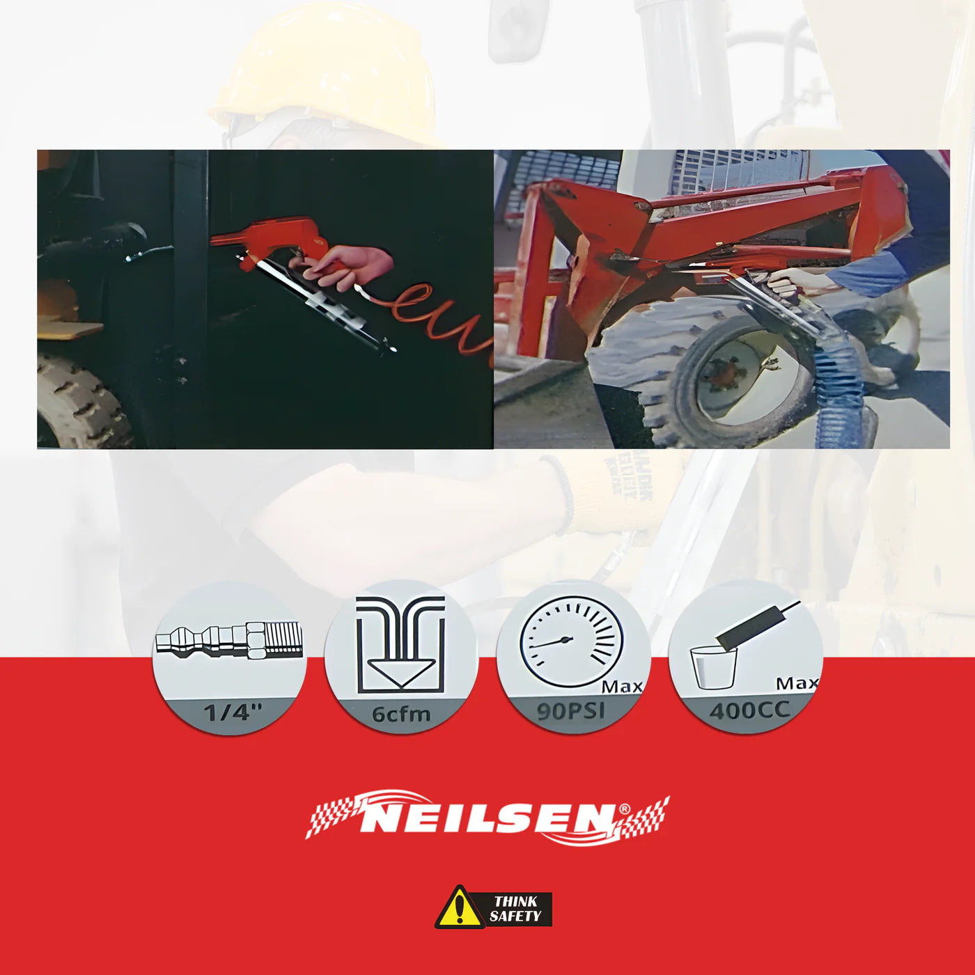 CT1088 - Grease Gun - Air Powered