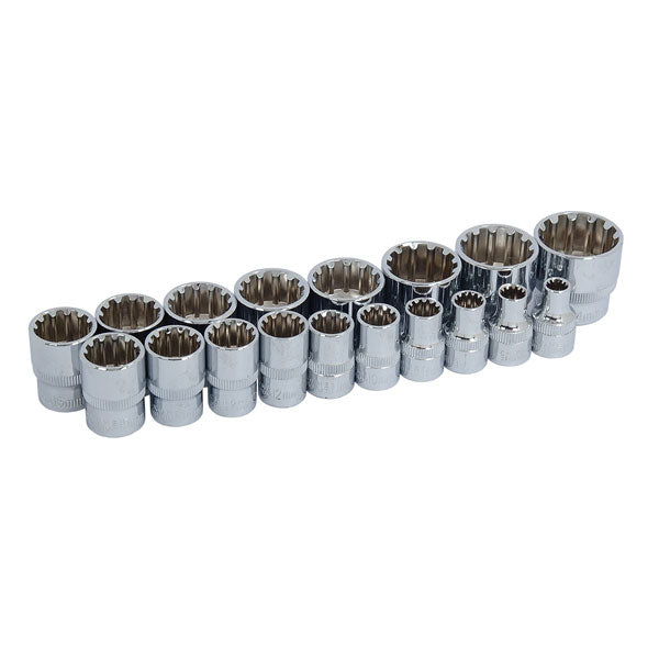 CT1116 - 18pc 3/8in DR Multi-Fit Socket Set
