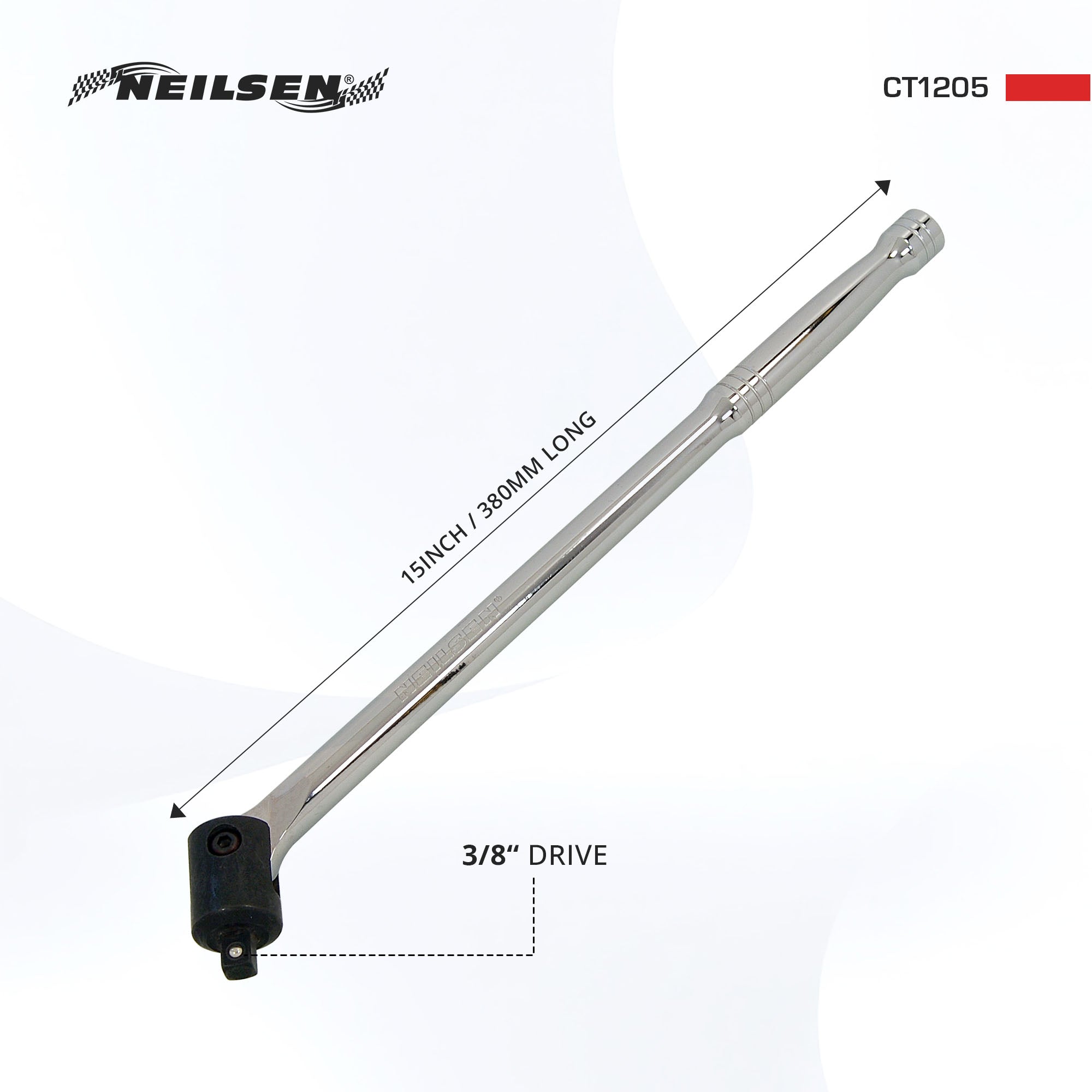 CT1205 - 3/8 Inch Drive Power Bar With Swivel Head