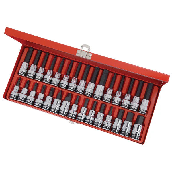 CT1257 - 30pc 1/2in DR Hex & Spline Bit Set