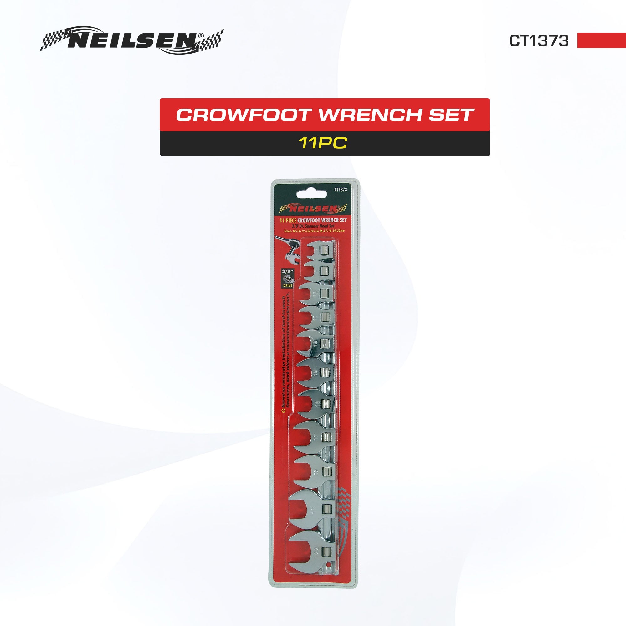 CT1373 - 11pc Spanner Head Set