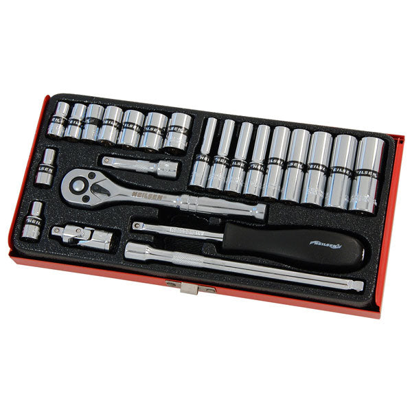 CT1387 - 24pc 1/4in DR Socket Set