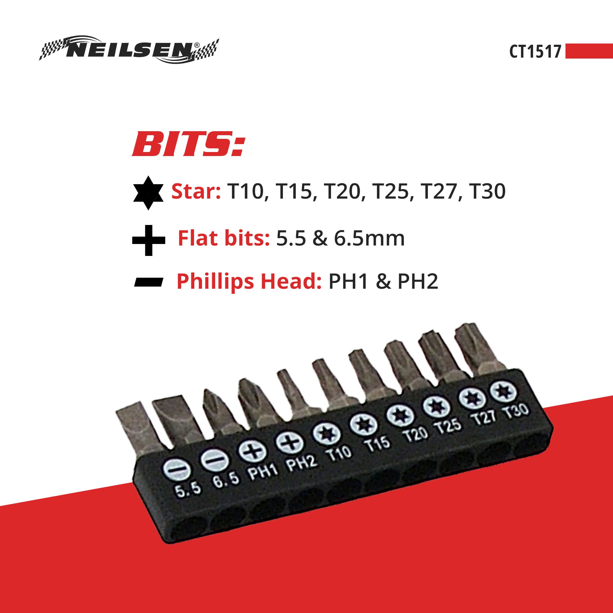 CT1517 - 3pc Flexible Screwdriver Set
