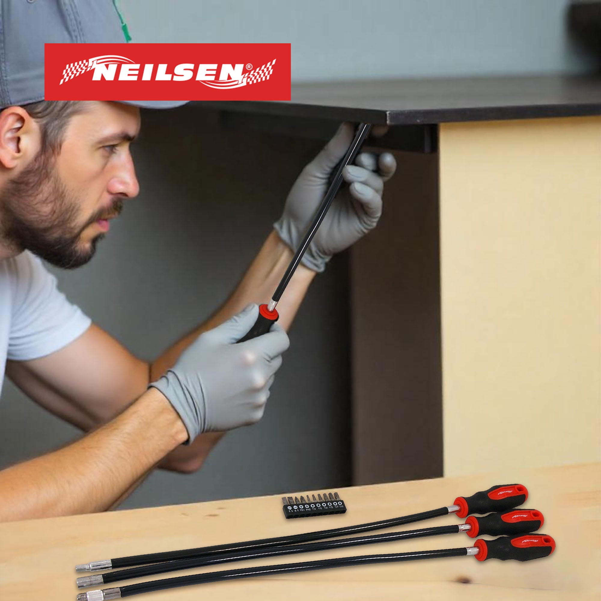 CT1517 - 3pc Flexible Screwdriver Set