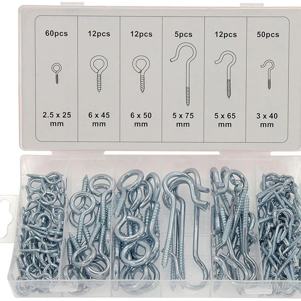 CT1632 - 151pc Hook and Eye Set - Assorted
