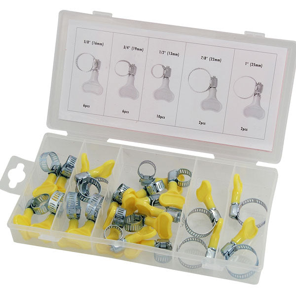 CT1637 - 26pc Hose Clip / Clamp Set - Assorted