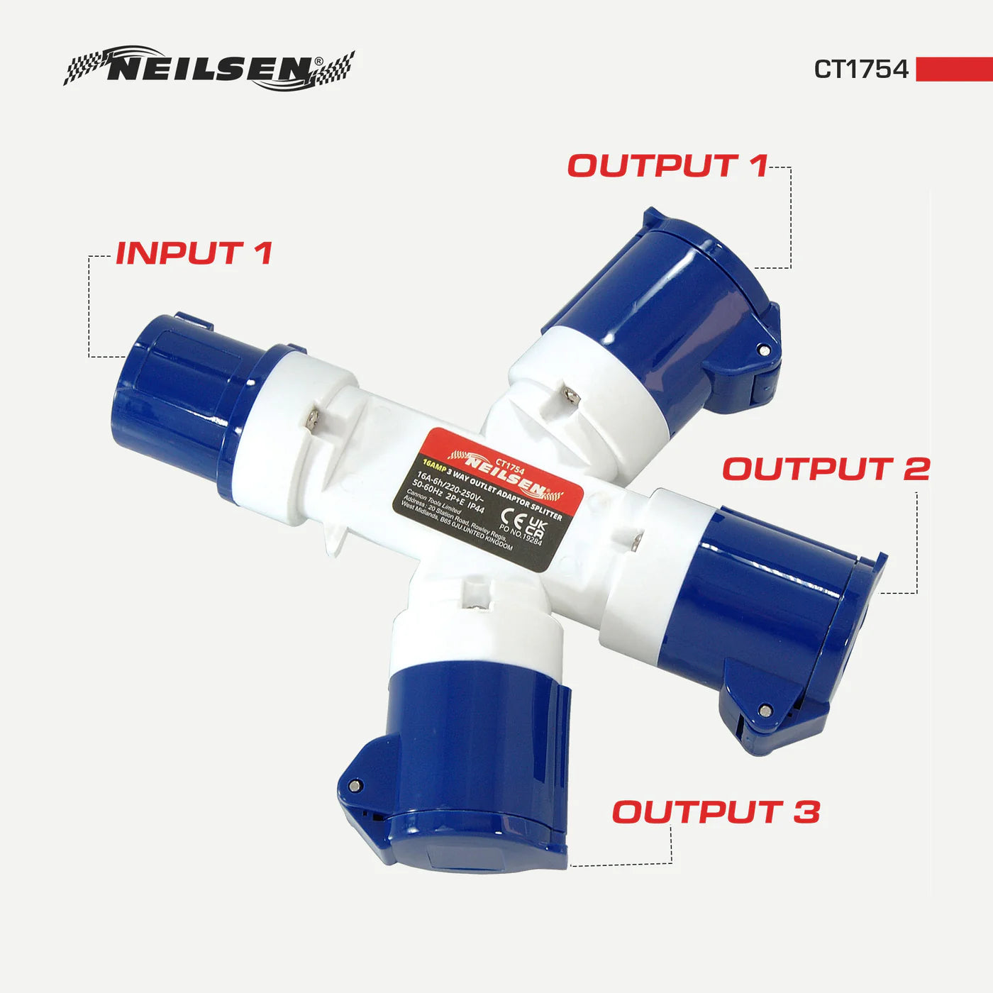 CT1754 - Outlet Adaptor - 230v