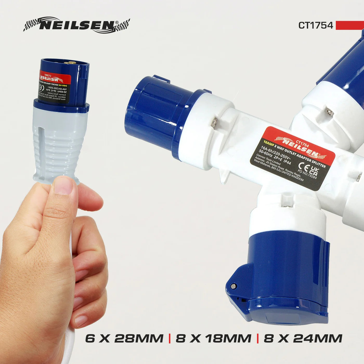 CT1754 - Outlet Adaptor - 230v