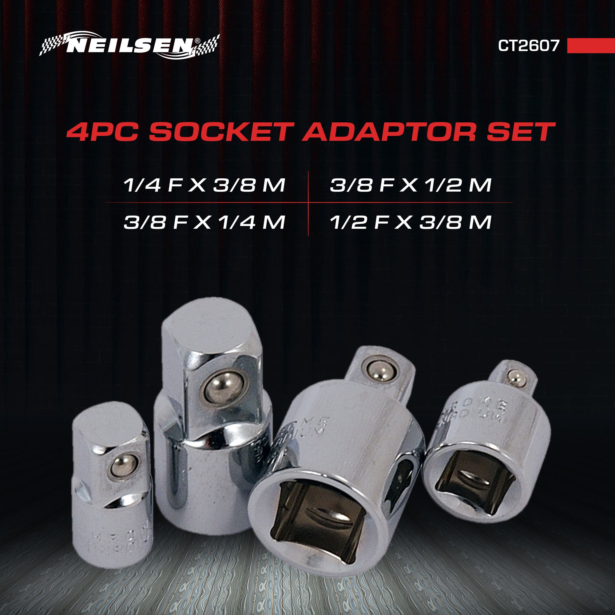 CT2607 - 4pc Impact Adaptor Set