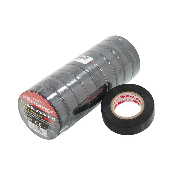 CT2918 - Insulation Tape - Black Pack of 10 Rolls