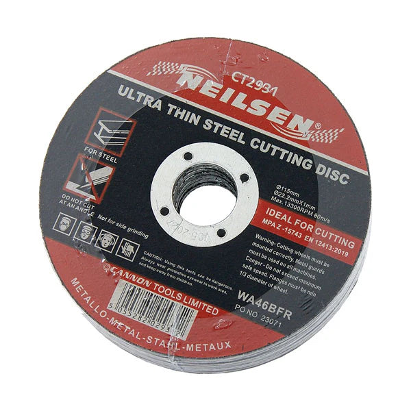 CT2931 - 115mm Steel Cutting Discs 20pc Ultra Thin