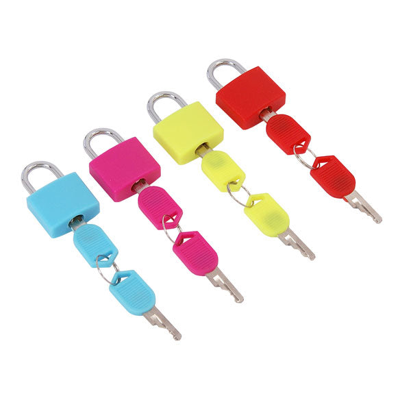 CT3068 - 4pc Hi-Vis Brass Padlock Set