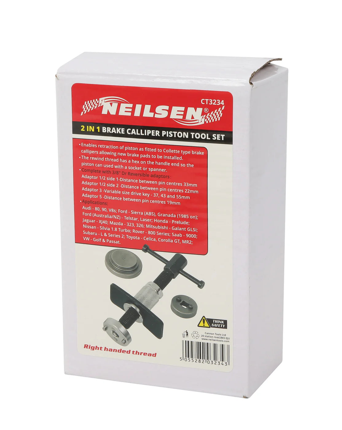 CT3234 - 2 in 1 Brake Piston Rewind Tool Set - RH