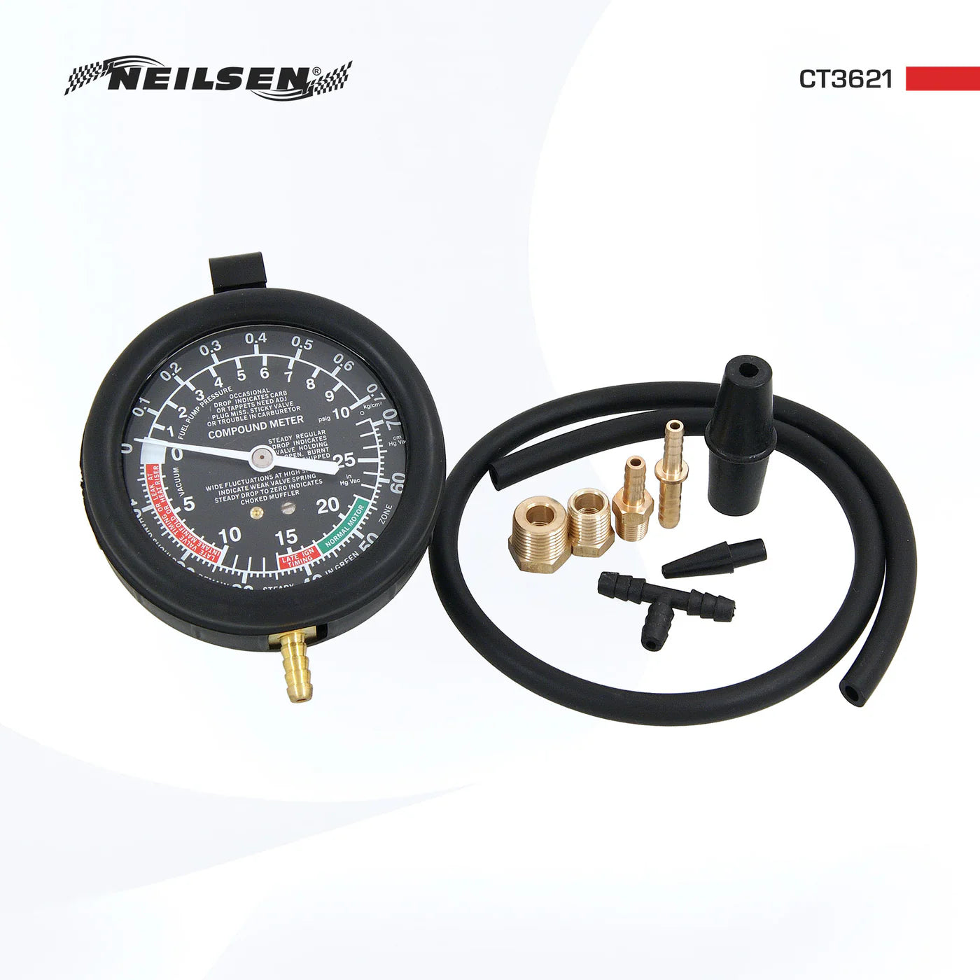 CT3621 - Vacuum and Fuel Pump Pressure Test Kit