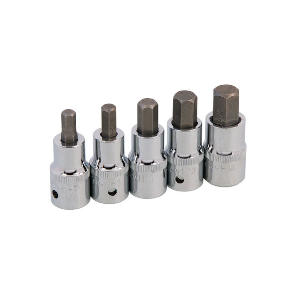 CT3629 - 5pc 1/2in DR Hex Bit Set