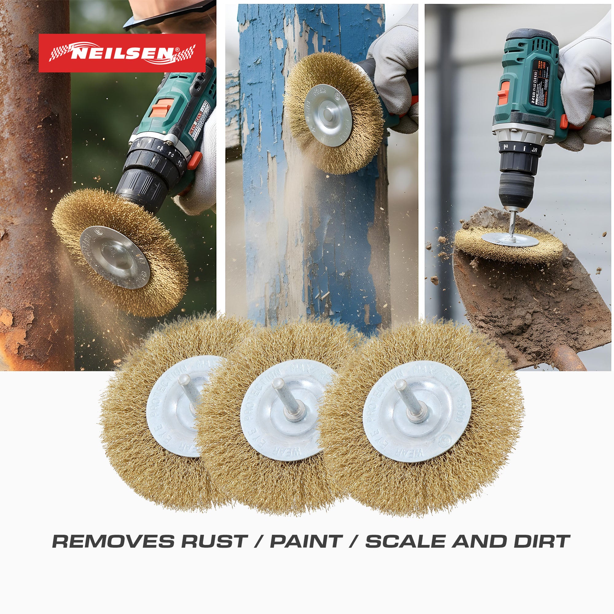 CT3707 - Rotary Wire Brush 100mm