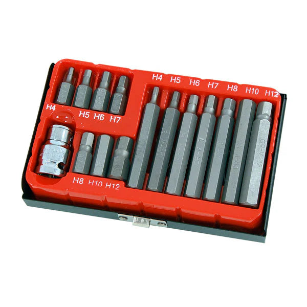 CT4039 - 15pc 1/2in DR Hex Bit Set