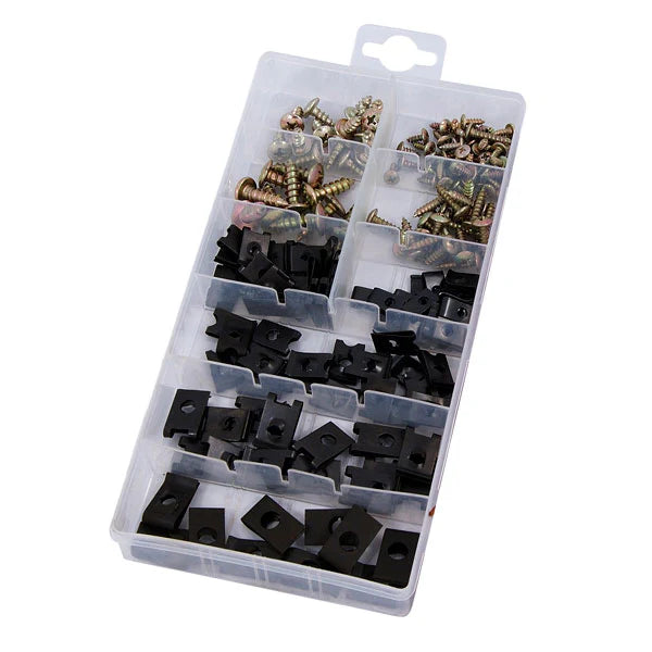CT4101 - 170pc Screw and U-Type Cushion Set - Assorted